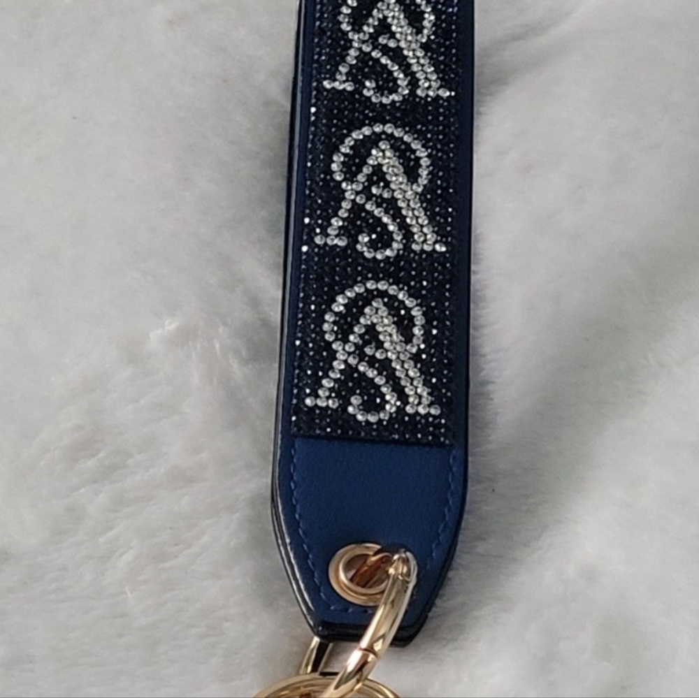 Nwt VS Wristlet Keychain Blue sapphire and Silver With Rhinestone.Read Full Post - Picture 7 of 12